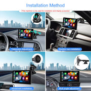 7- Inch Portable Wireless Carplay Radio,  Bluetooth,  Universal MP5 Player With Car Navigation
